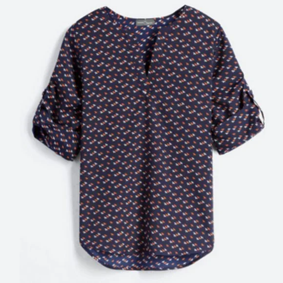 Market & Spruce Ivy Texture Blouse Size:M - Picture 2 of 6